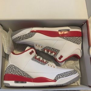 Jordan 3 Cardinal Red